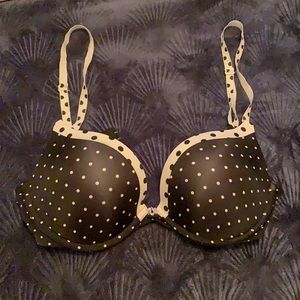Polka dot Victoria’s Secret campus push up